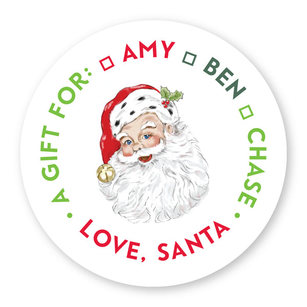 Santa Gift Sticker