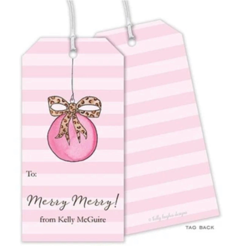 Wild Holiday Personalized Gift Tag