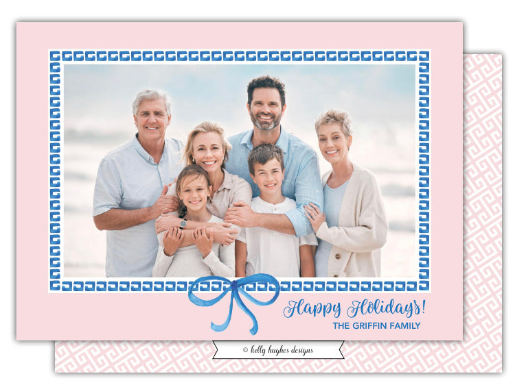 Rosey Holiday Photo Card