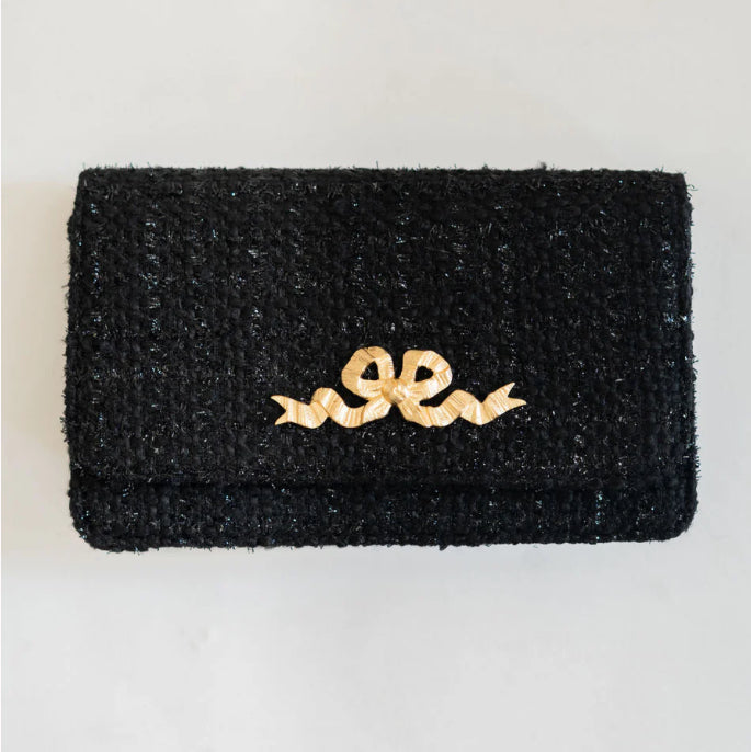 Coco Black with Gold Bow Tails