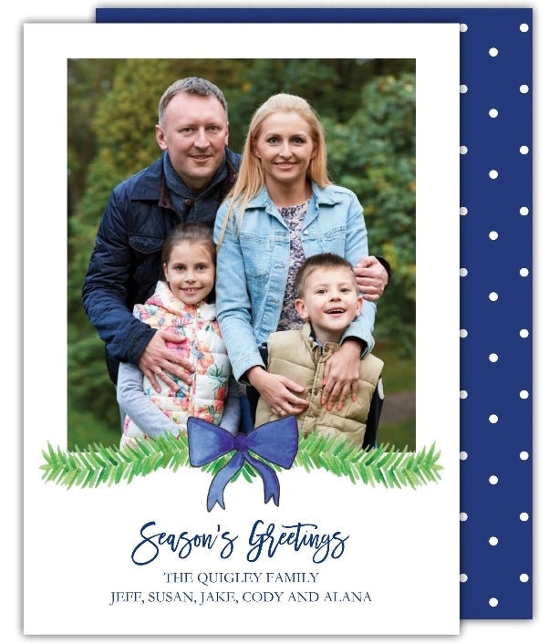 Season Greetings Holiday Photo Card