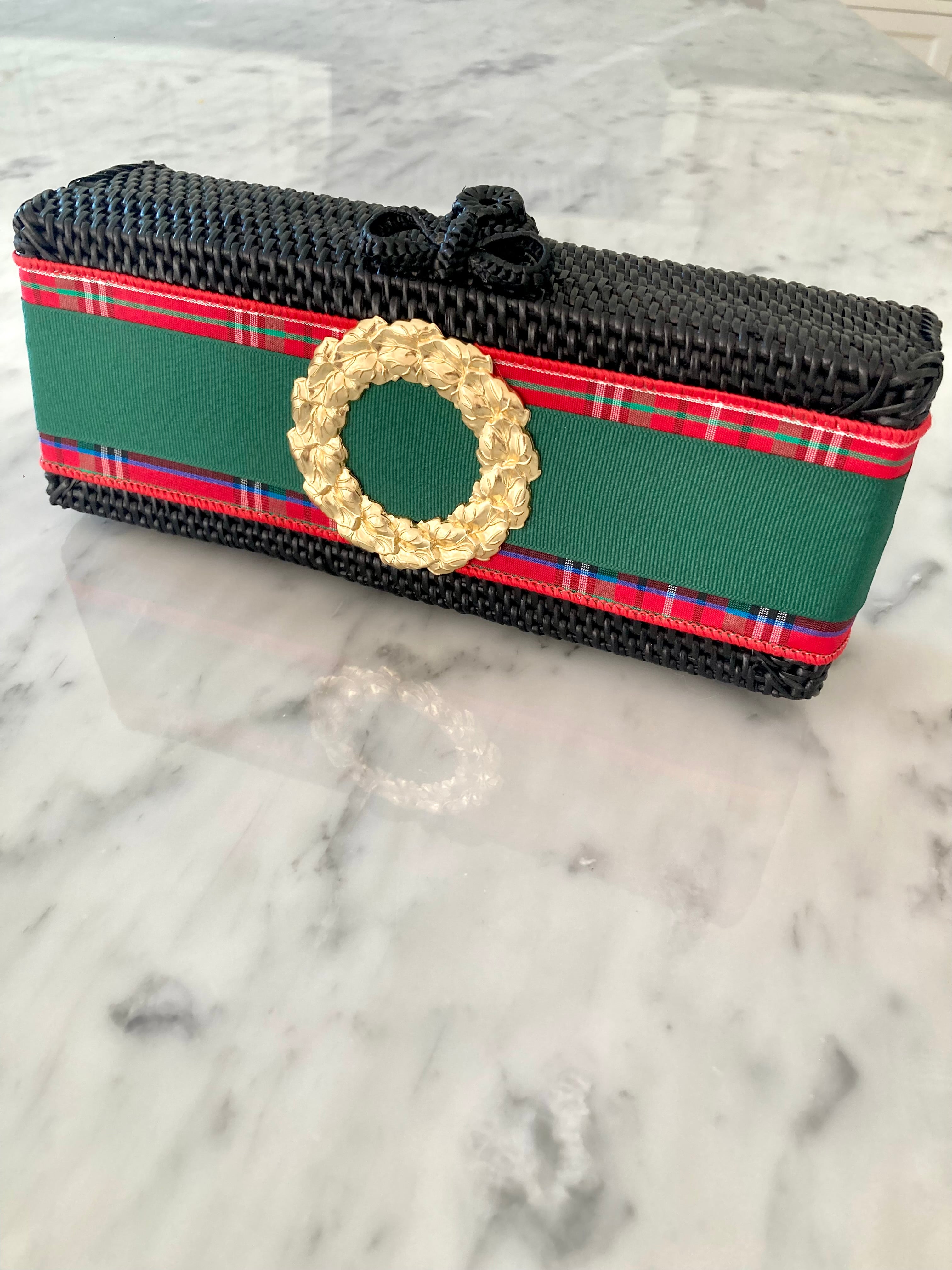 Colette Black with Gold Wreath Motif