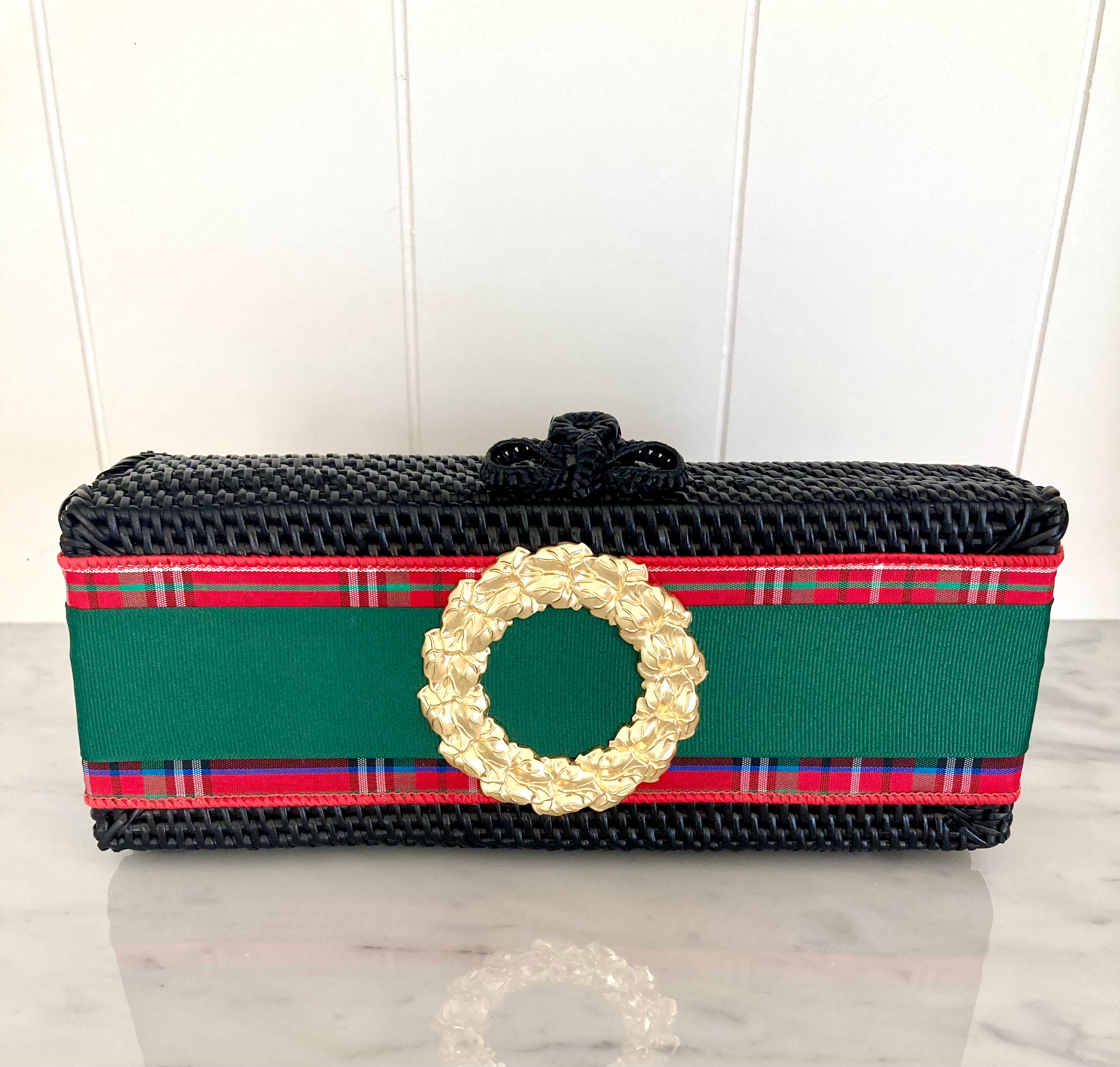 Colette Black with Gold Wreath Motif