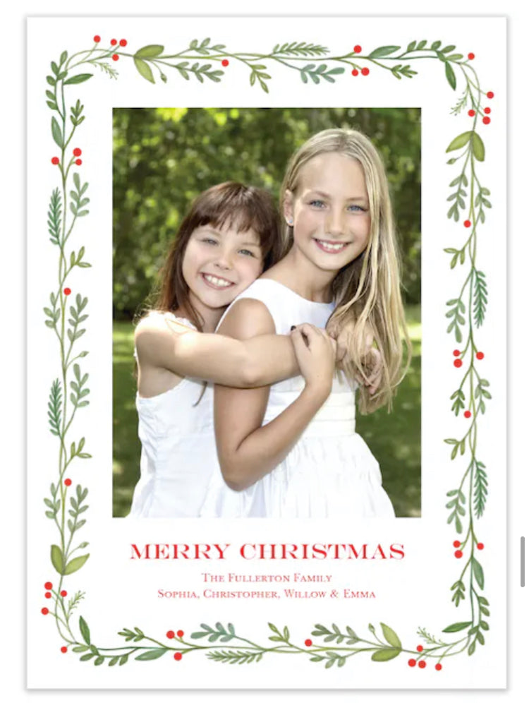 Bountiful Bough Holiday Photo Card