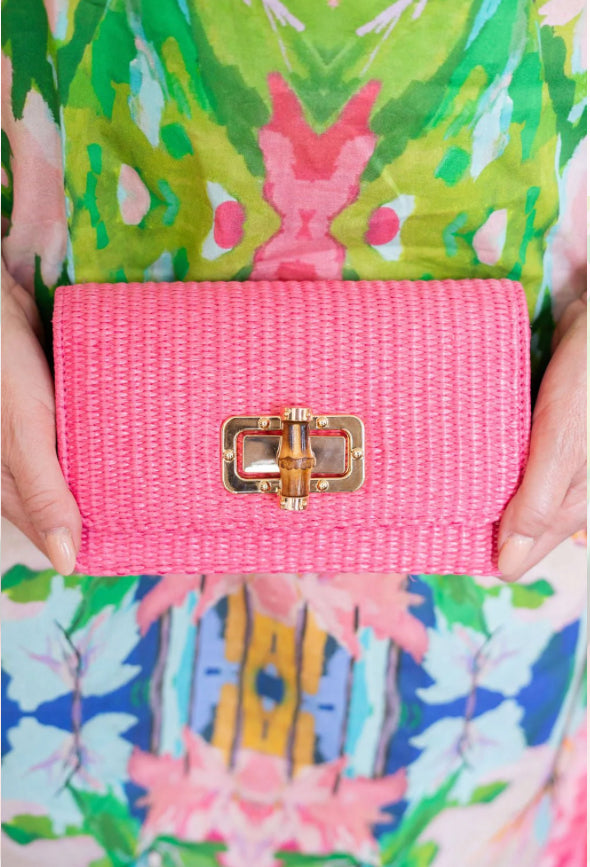 Pink Lilly Clutch
