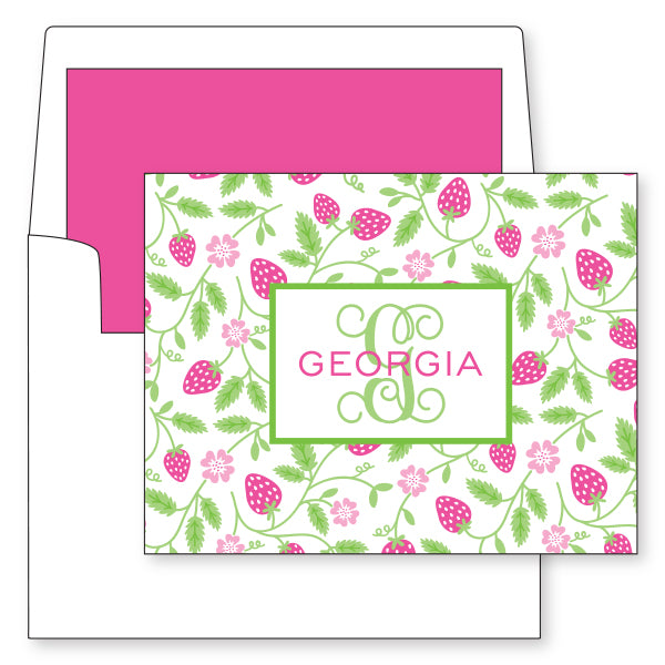 Fruity Fold Over Personalized Folded Card