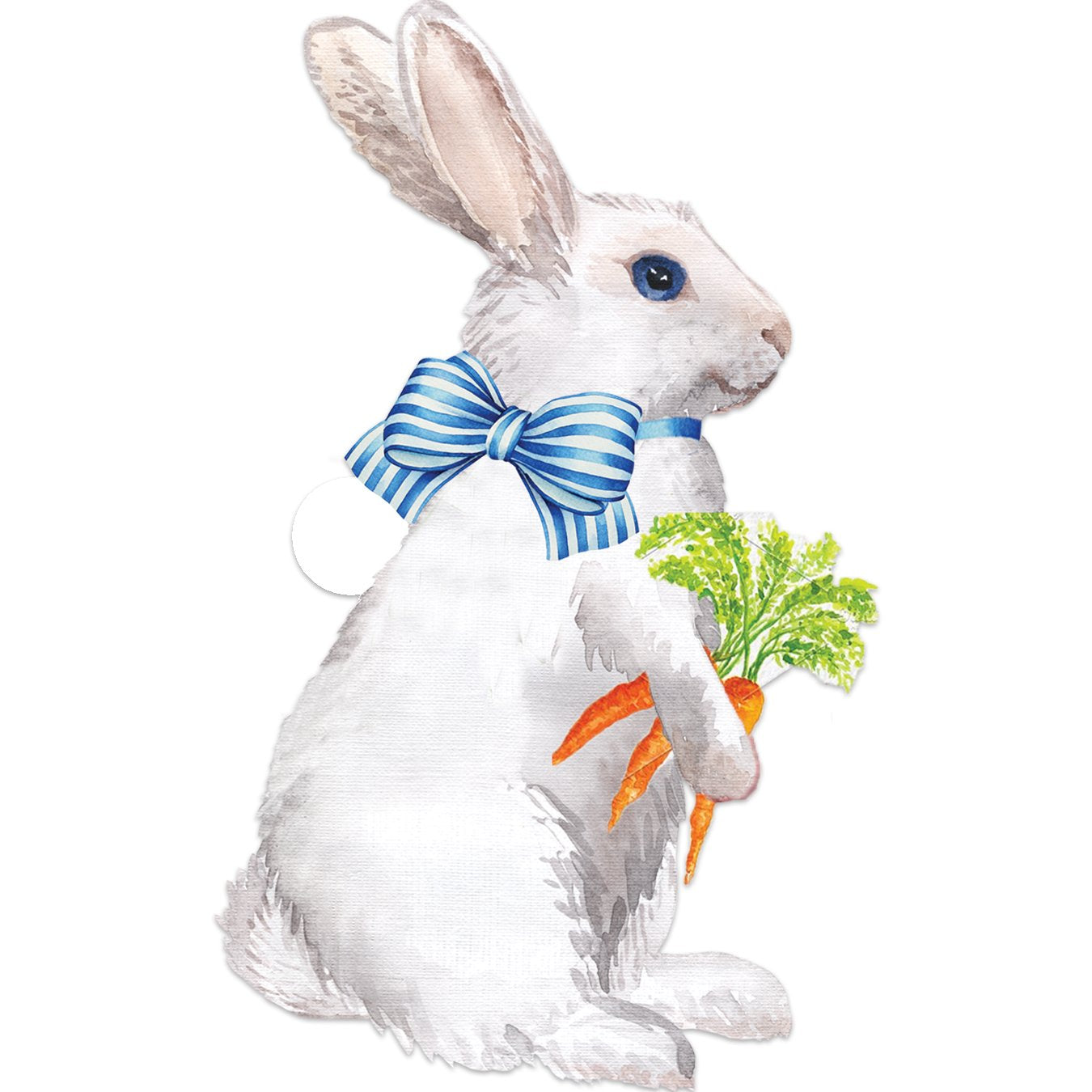 Easter Bunny Die Cut Gift Tag
