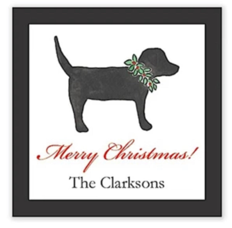 Labrador Love gift sticker