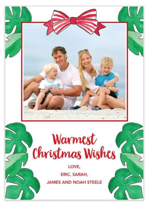 Warmest Wishes Holiday Photo Card