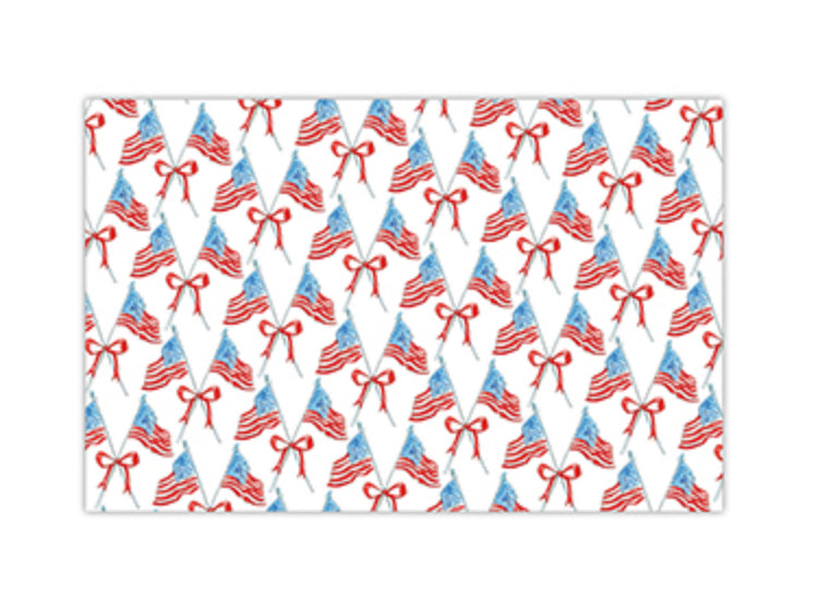 Patriotic Paper Placemats - Set of 25