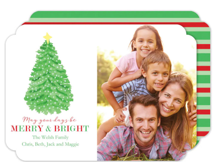 Merry & Bright Holiday Photo Card