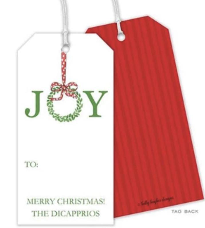Joyful Personalized Gift Tag