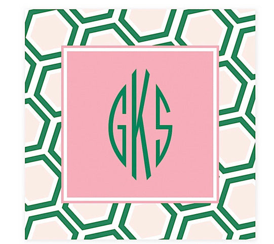 Pink Honeycomb Gift Sticker