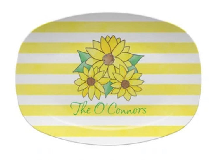 Sunflowers Platter